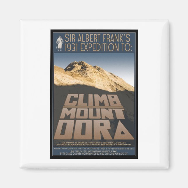 Climb Mount Dora magnet (Front)