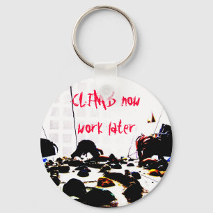 climb now work later key ring