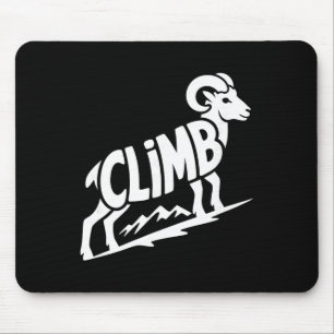 Climb - Rock Climbing And Bouldering Bighorn Ram W Mouse Pad
