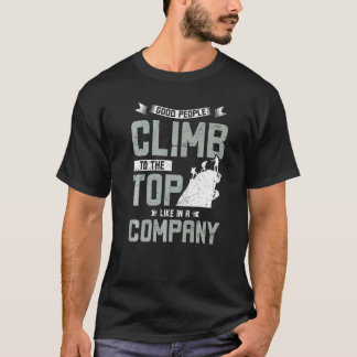 Climb to the top like in a company rock climbing