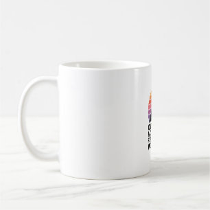 Climbed a Mountain for a Lifer - Retro Birding Adv Coffee Mug