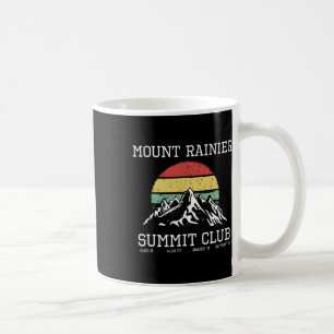 Climbed Mount Rainier Summit Club Hike Washington Coffee Mug