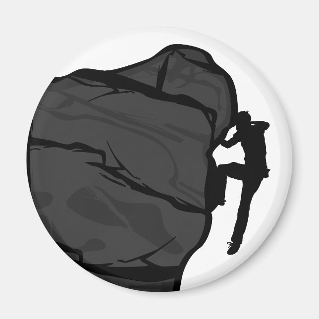 Climber Bouldering Magnet (Front)