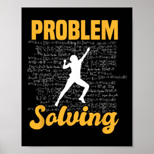 Climber Bouldering Problem Solving Climber Rock Cl Poster