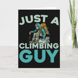 Climber Mountain - Climb Bouldering Rock Just A Cl Card