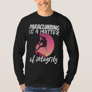 Climber Rock Climbing Matter of integrity Boulderi T-Shirt