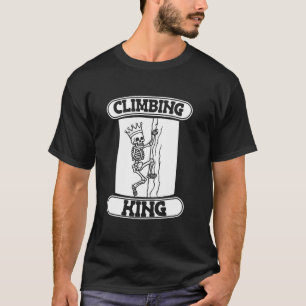 Climber Skeleton Rock Mountain - Climb Climbing Ki T-Shirt