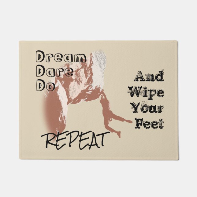 Climber's Creed Doormat (Front)