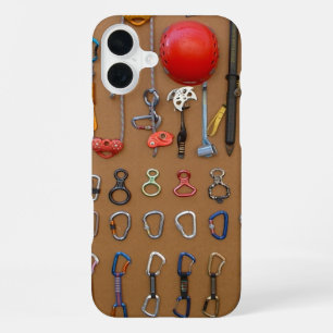 Climber's Equipment -- Mountain Climbing Gear iPhone 16 Plus Case