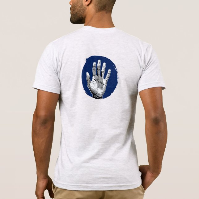 Climbers Hand Rough Logo T-Shirt (Back)