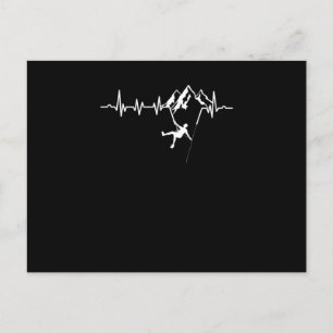 Climbers Hiking Hikers Mountaineering Mountains Gi Postcard