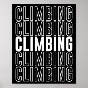 Climbing _2 poster