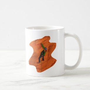Climbing art mug