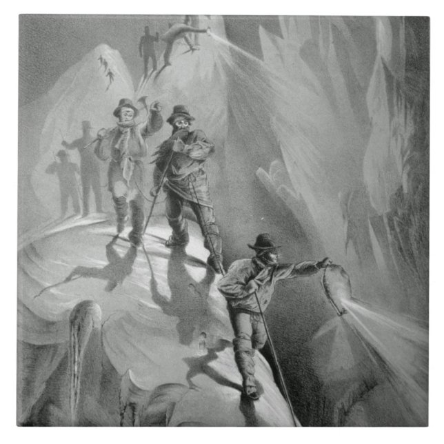 Climbing at Night, from 'Ten Scenes in the Last As Tile (Front)