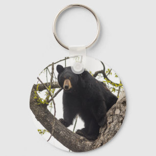 Climbing Black Bear Key Ring