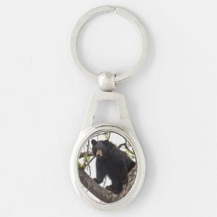 Climbing Black Bear Key Ring