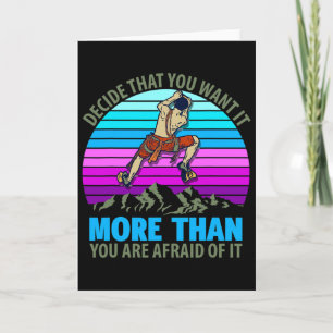 Climbing Bouldering Climber Mountain Climber Rock Card