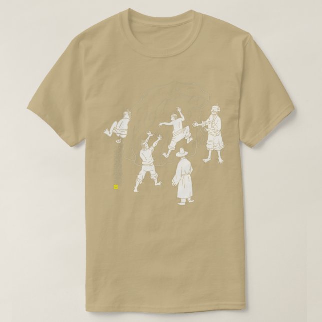 climbing bouldering Korea Style T-Shirt (Design Front)
