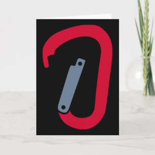 Climbing Carabiner Card