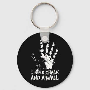 Climbing Chalk Boulder Wall Imprint Logo Key Ring