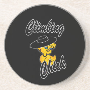 Climbing Chick #4 Coaster
