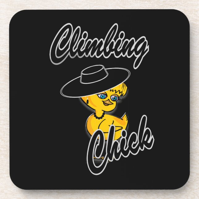 Climbing Chick #4 Coaster (Front)