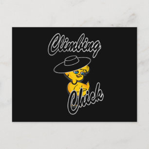 Climbing Chick #4 Postcard