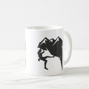 Climbing coffee mug