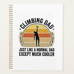 Climbing Dad Vintage Rock Climbing Shirt Design_1 Planner