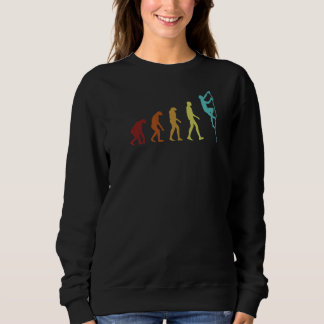 Climbing Evolution Bouldering Sport Free Climber C Sweatshirt