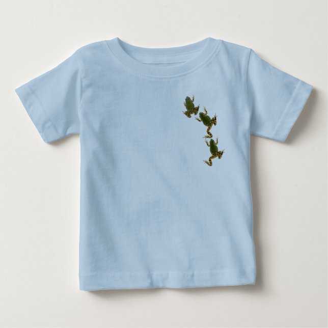 Climbing Frog Trio Baby T-Shirt (Front)