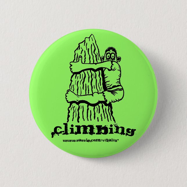 Climbing funny button (Front)