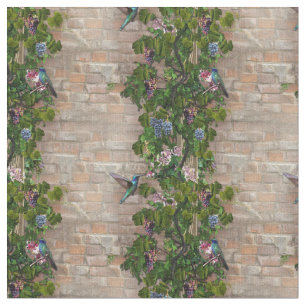Climbing Grapevines, honeysuckles & Wallpaper Fabric