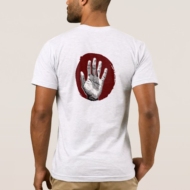 Climbing Hand Rough Edition T-Shirt (Back)
