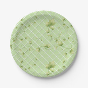 Climbing Ivy Garden Party Paper Plate