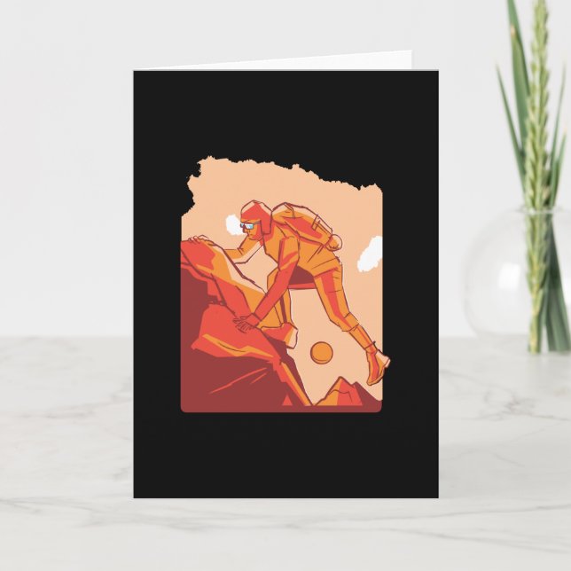 Climbing mountain card (Front)