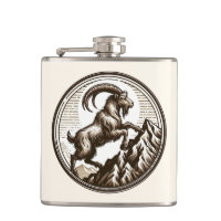 Climbing Mountain Goat Capricorn Birthday Zodiac