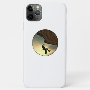 Climbing mountain man at sunset Case-Mate iPhone case