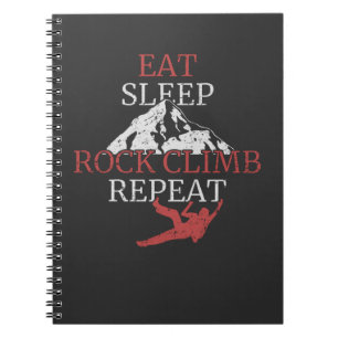 Climbing Mountaineering Gift Notebook