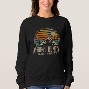 Climbing Mt  Hunter Alaska Mountian Hiking Mount H Sweatshirt