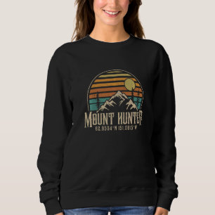 Climbing Mt Hunter Alaska Mountian Hiking Mount Hu Sweatshirt