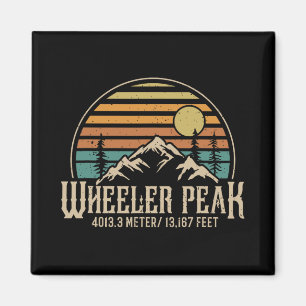 Climbing New Mexico Hiking Mountain Wheeler Peak Magnet