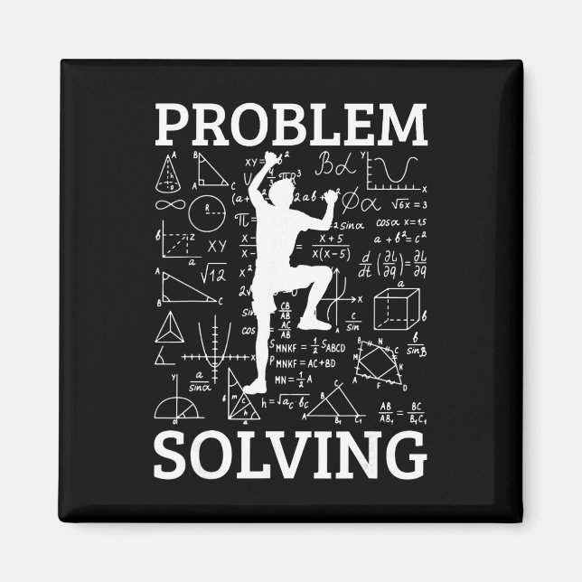 Climbing Problem Solving Rock Climber Bouldering C Magnet (Front)
