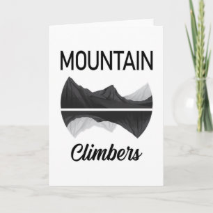 Climbing Rock Mountains Hiking Climber Climb Gift Card