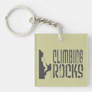 Climbing Rocks Key Ring