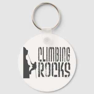 Climbing Rocks Key Ring