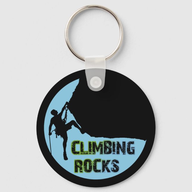Climbing Rocks Key Ring (Front)