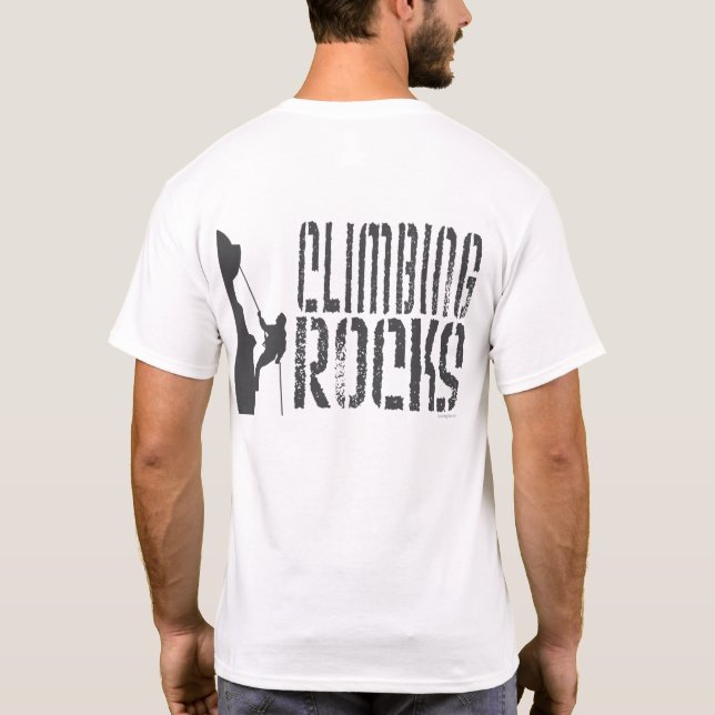 Climbing Rocks T-Shirt (Back)