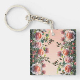Climbing Rose Key Ring