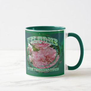 Climbing Rose Welcome to Neighbourhood Mug